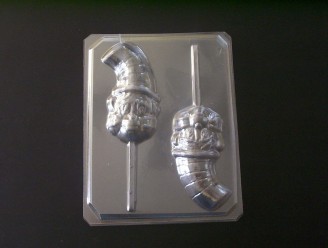 198sp Cat In A Hat Chocolate or Hard Candy Lollipop Mold